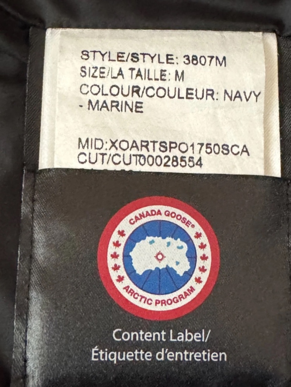 Canada Goose Woolford Jacket Marine/Navy - Picture 4 of 5